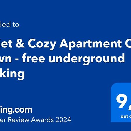 Quiet & Cozy Apartment Old Town - Free Underground Parking Kosice Exterior photo